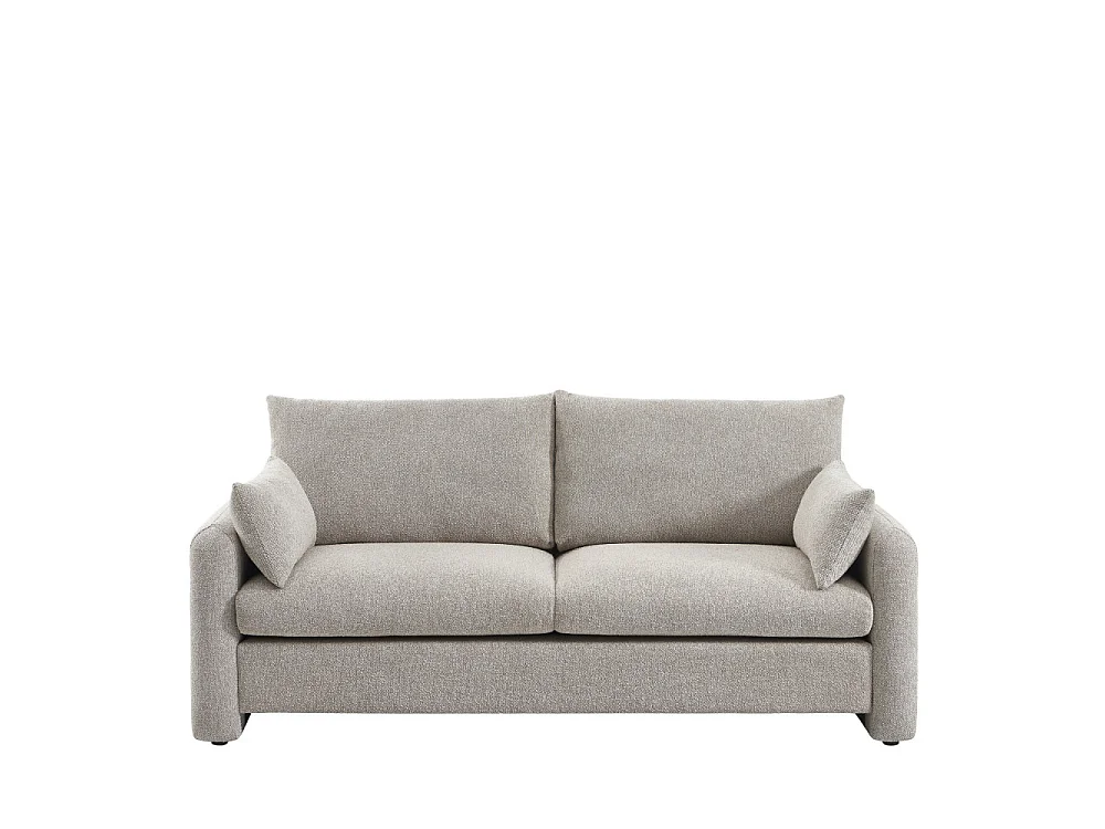 Lisa - Canapé 3 places en tissu - Beige chiné