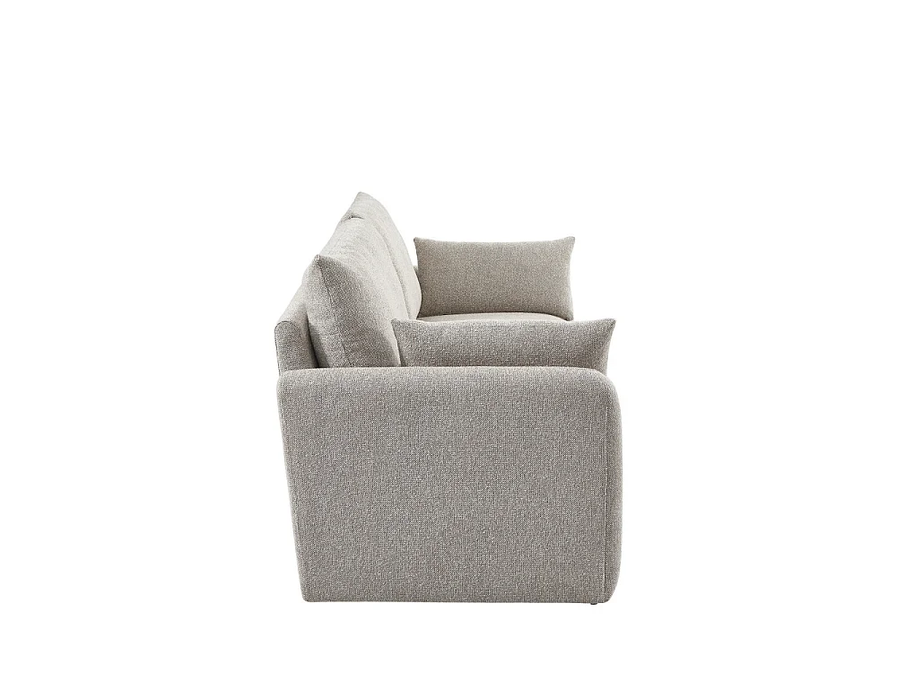 Lisa - Canapé 3 places en tissu - Beige chiné