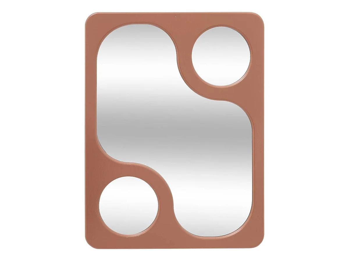 Miroir Mural Design "Austin" 50cm Rose
