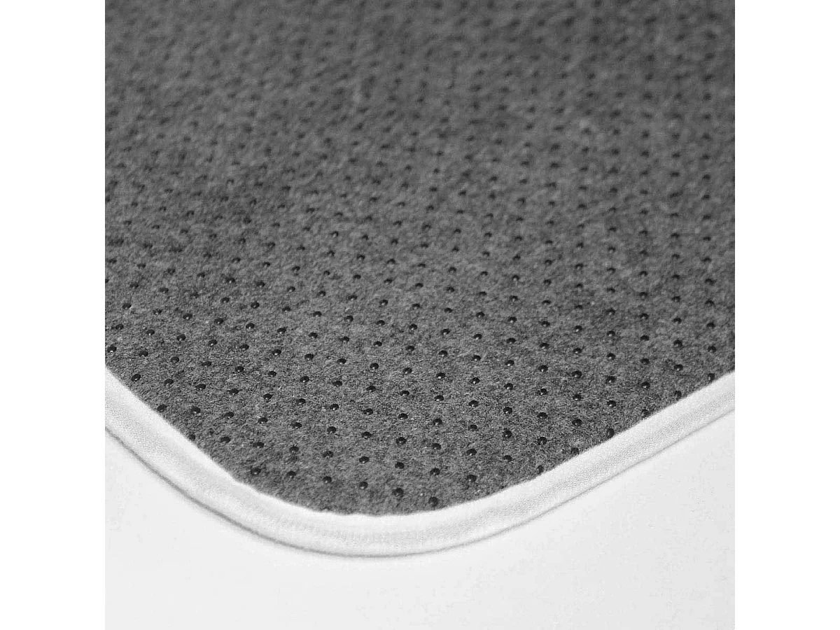 Tapis Contour WC Microfibre "Jade" 45x45cm Vert