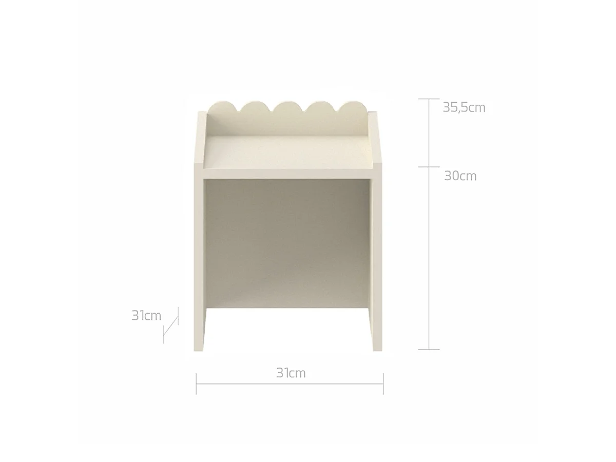 Skrivbord 1 låda med stol Bellamy Book Nook Beige
