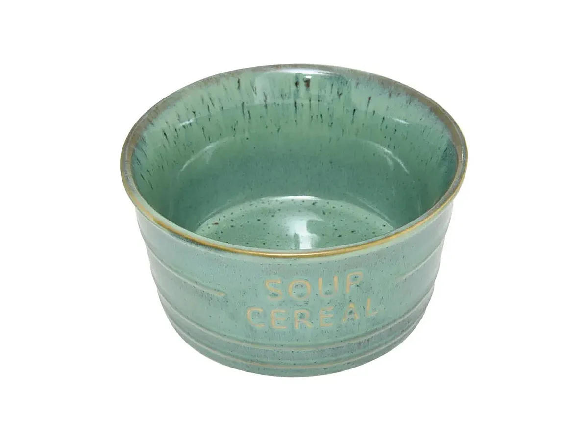 Lot de 6 Bols en Faïence "Joel" 50cl Vert