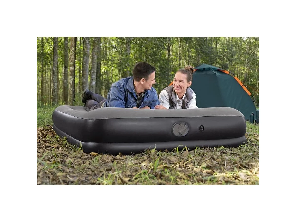 Colchón hinchable Tritech Queen - 2 personas, bomba USB integrada, 203 x 152 x 36 cm