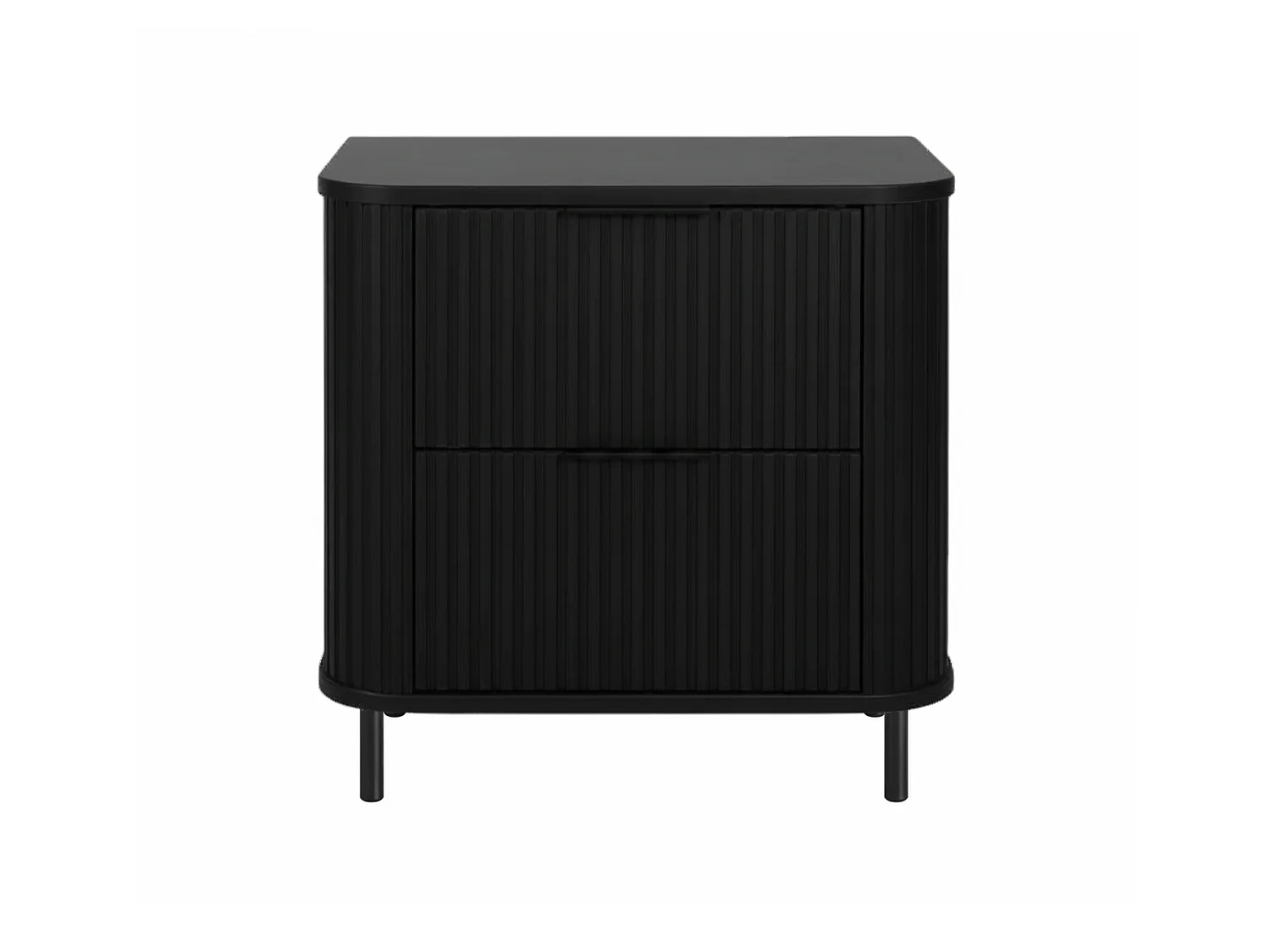 Meuble de salle de bain sur pieds avec tiroirs et pieds métalliques, coloris Noir, poignée noir, pieds noir, 60 x 41,5 x 66,7 cm