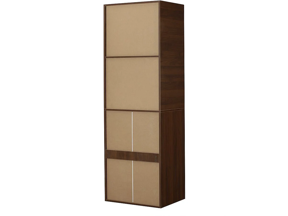 Modulares Ankleideset "Opéra" - 2 Elemente - Braun