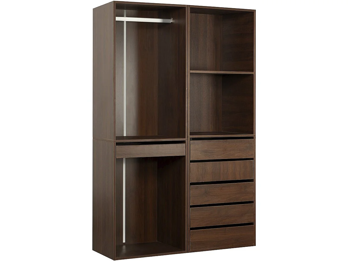 Modulärt "Opéra" Dressing Kit - 2 Element - Brun