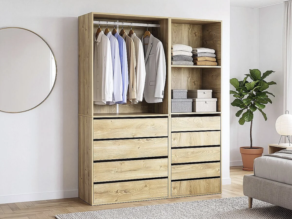 Conjunto de toucador modular "Opera" - 2 unidades - Bege