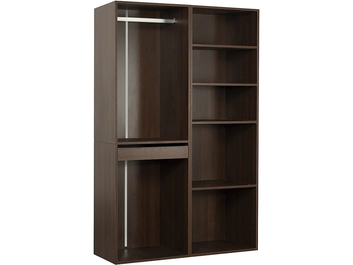 Modulares Ankleideset "Opéra" - 2 Elemente - Braun