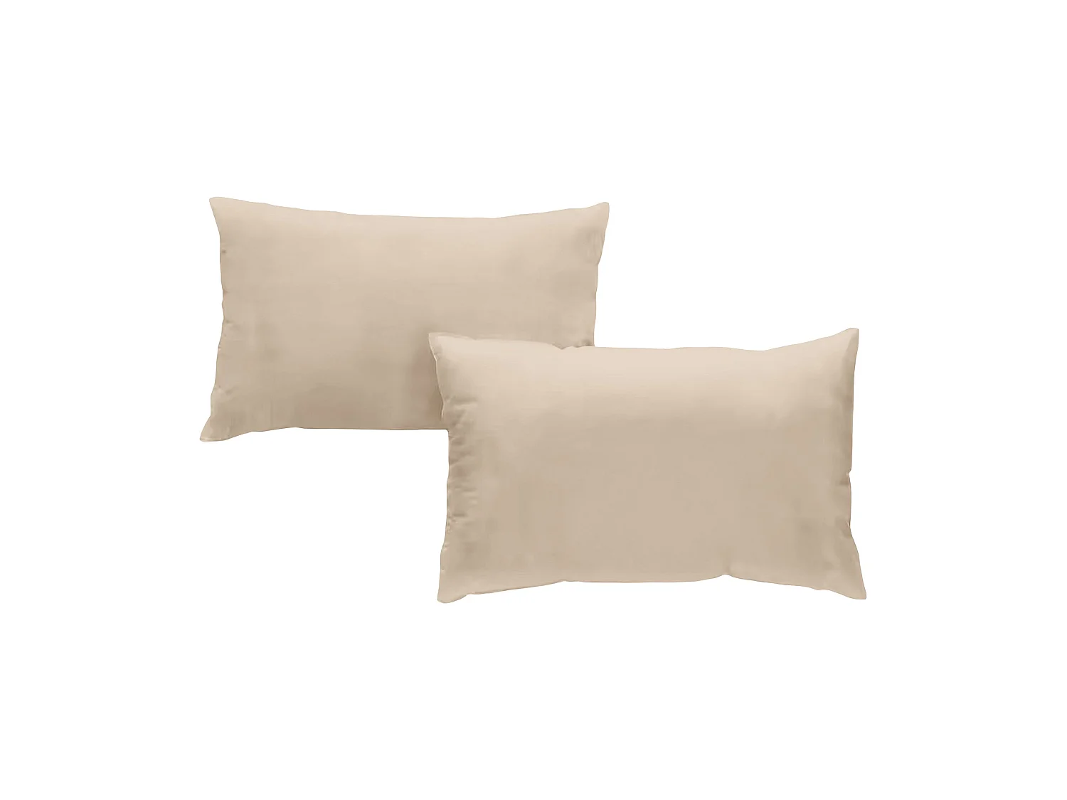 Taies d'oreillers 50x70cm - Baby Pink - Percale de Coton