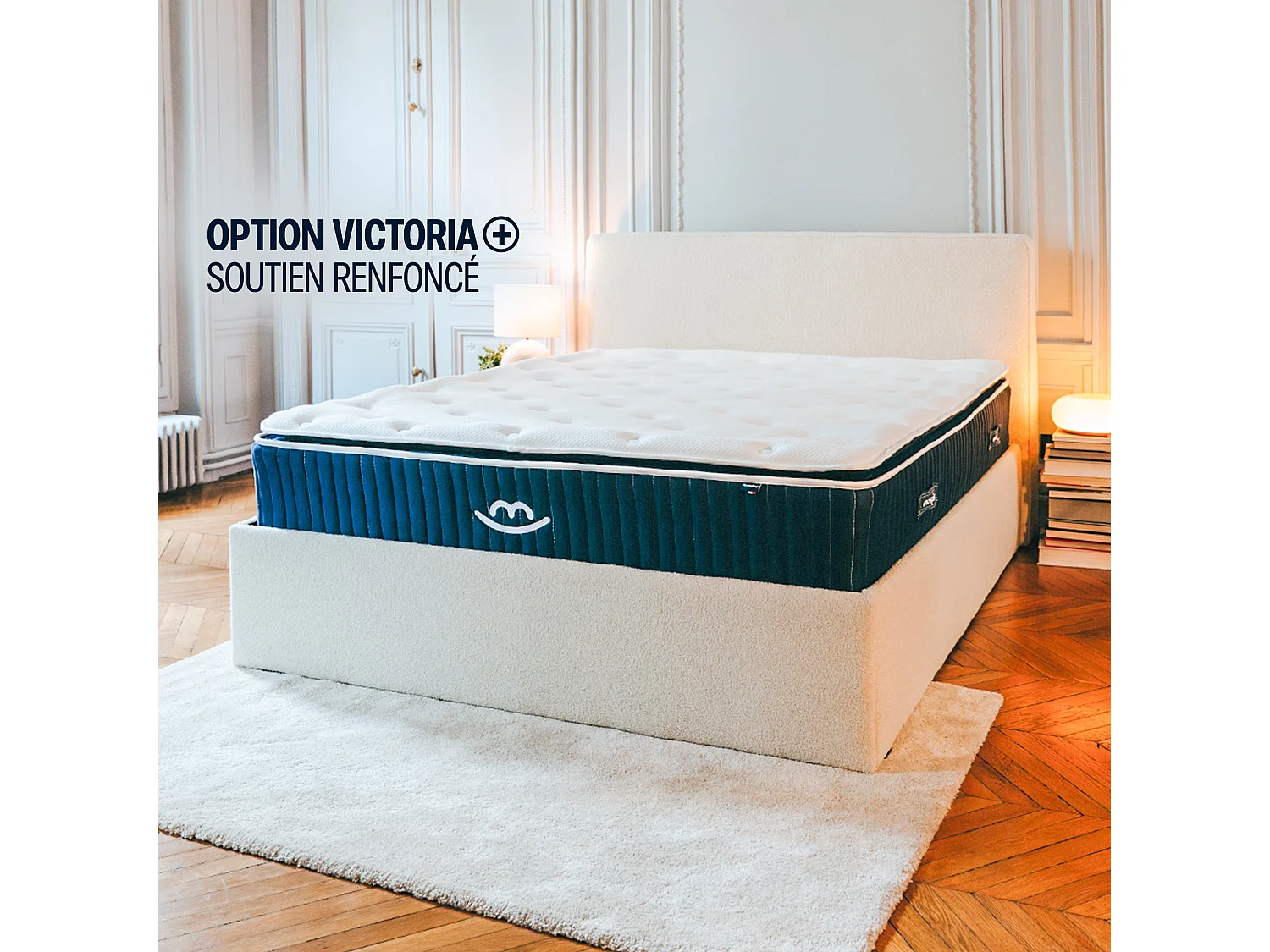 Matelas luxe hybride mémoire de forme 120x190 épais 30cm