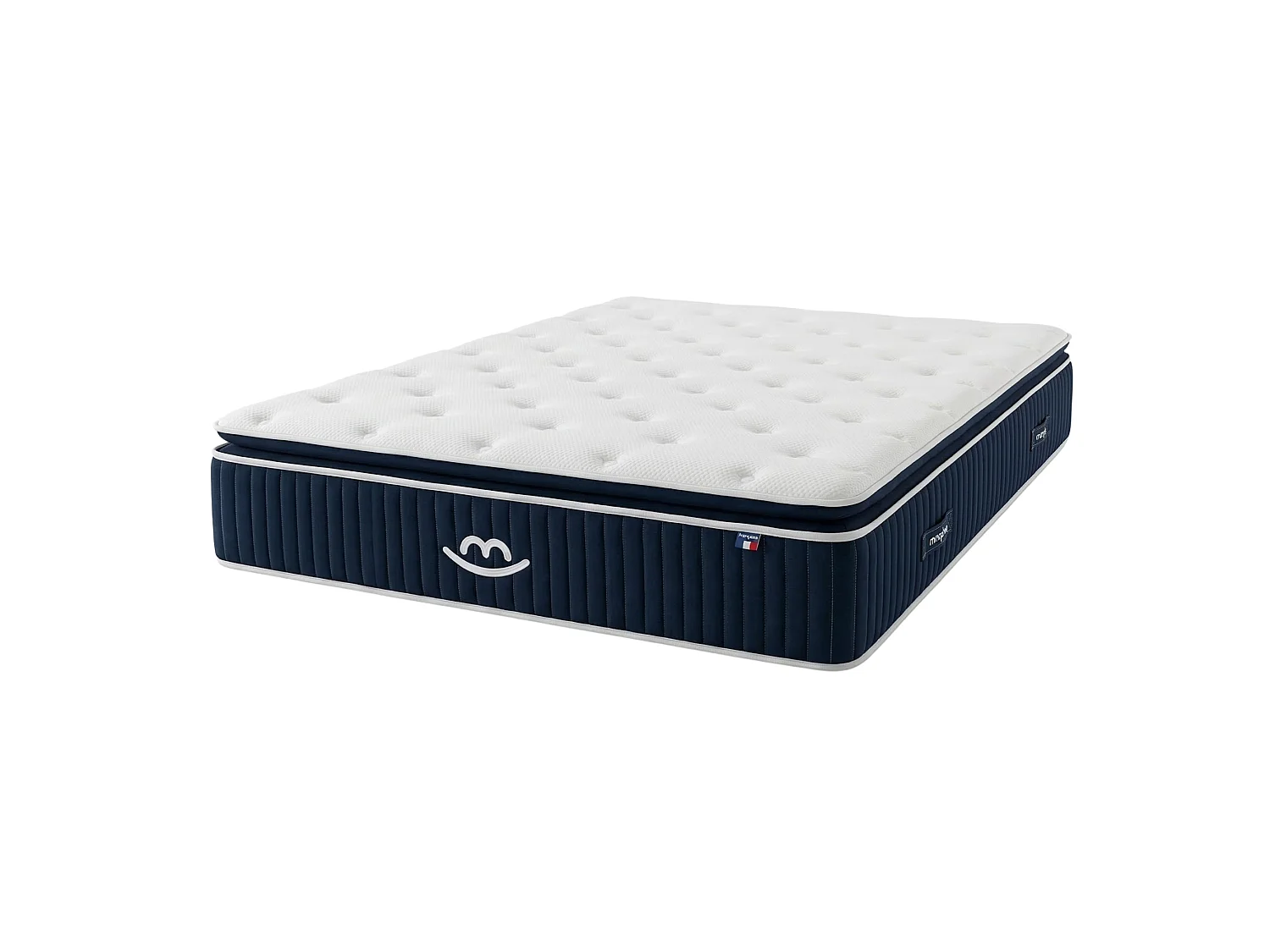 Matelas luxe carrénage hybride mémoire de forme 140x200 épais 30cm