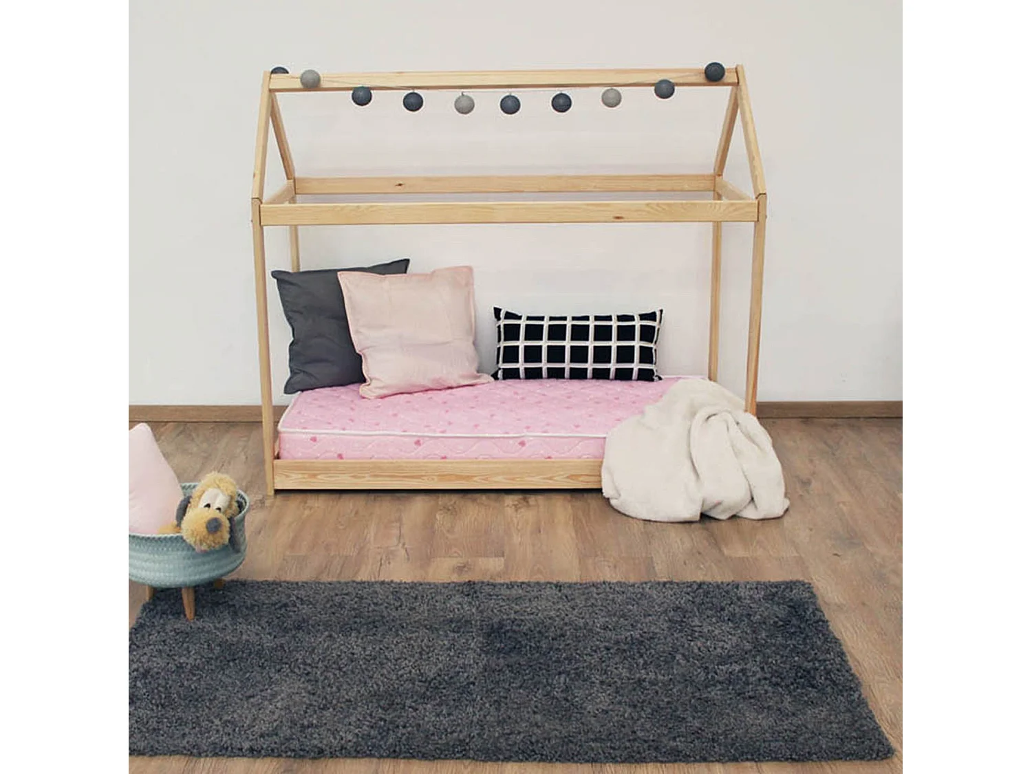 Matelas bébé hypoallergénique en mousse ferme confort et sécurité Couleur Rose 70 x 140 cm