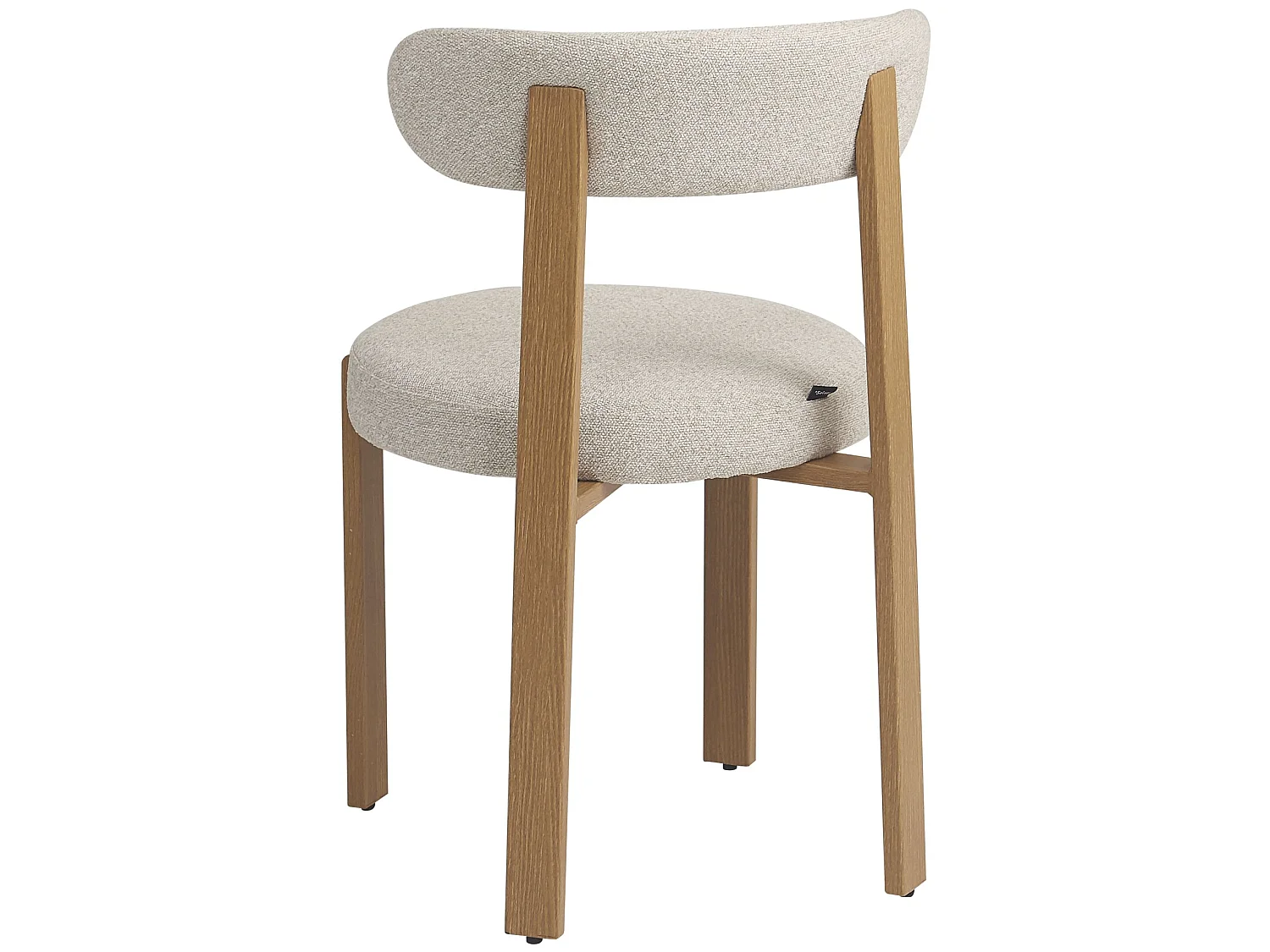 Esszimmerstuhl mit Bouclé-Bezug – Beige – AFINATTE