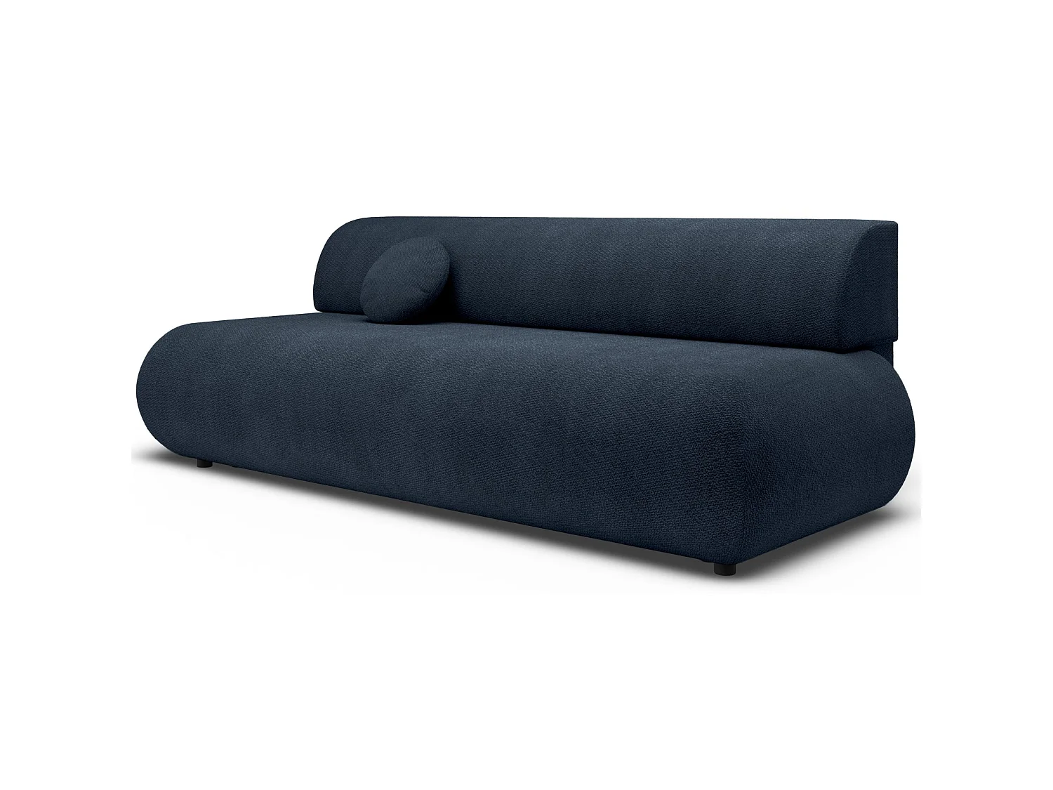 3-Sitzer Sofa mit Schlaffunktion – Chenille – Dunkelblau – ARMONE