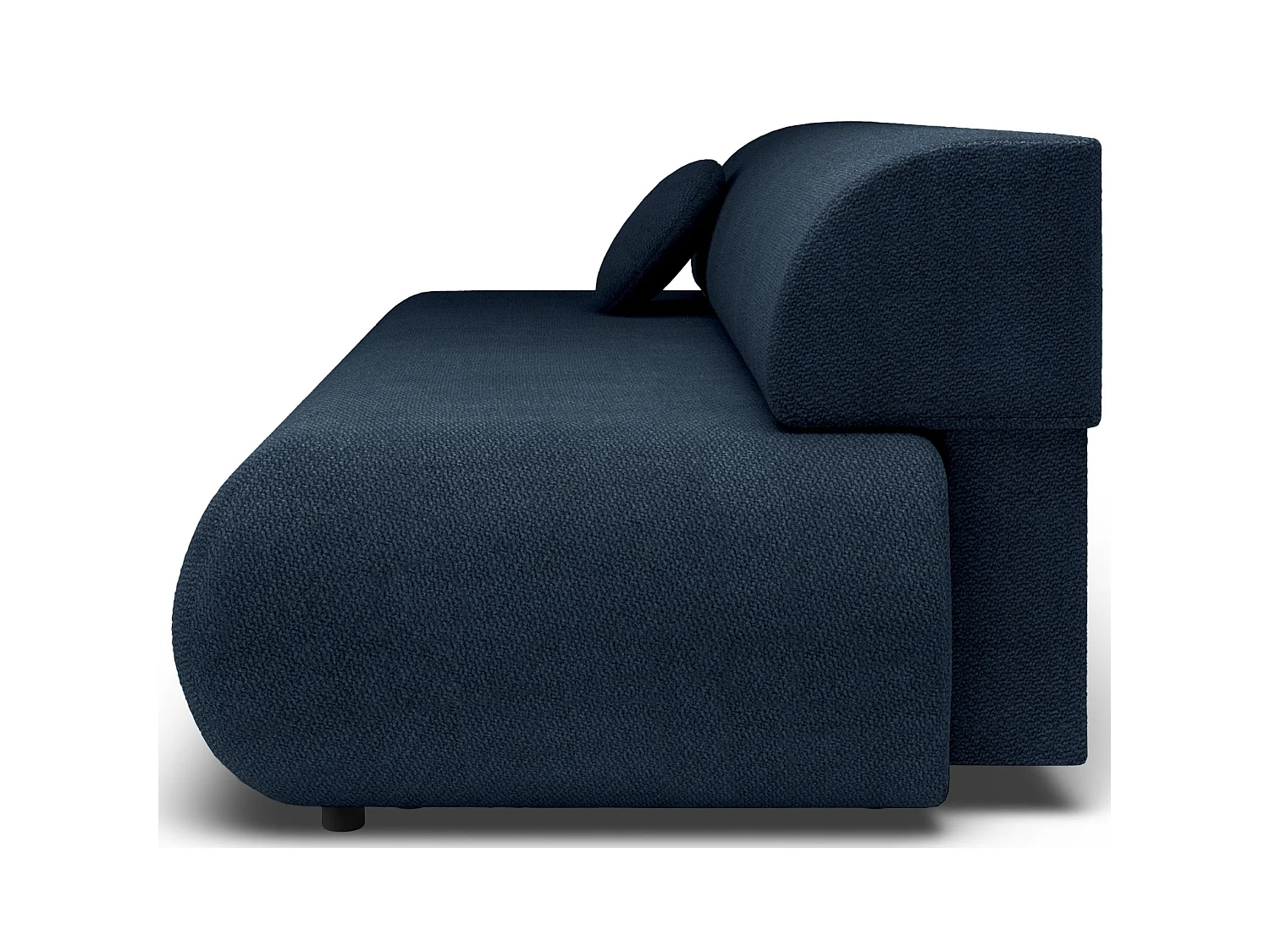 3-Sitzer Sofa mit Schlaffunktion – Chenille – Dunkelblau – ARMONE
