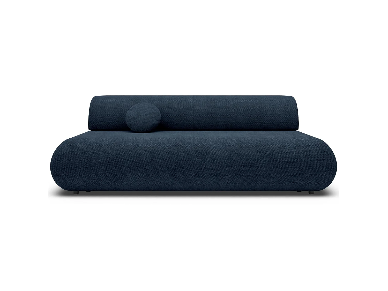 3-Sitzer Sofa mit Schlaffunktion – Chenille – Dunkelblau – ARMONE