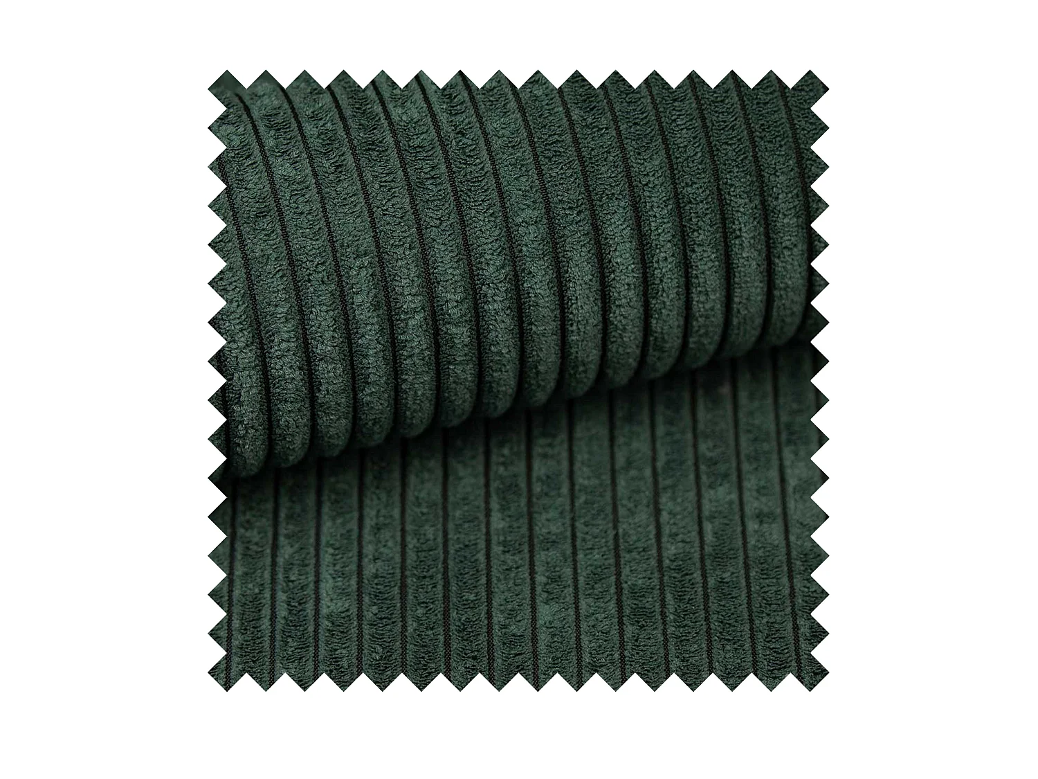 Ecksofa mit Schlaffunktion & Bettkasten – Cord – Universal – Dunkelgrün – MAILLO