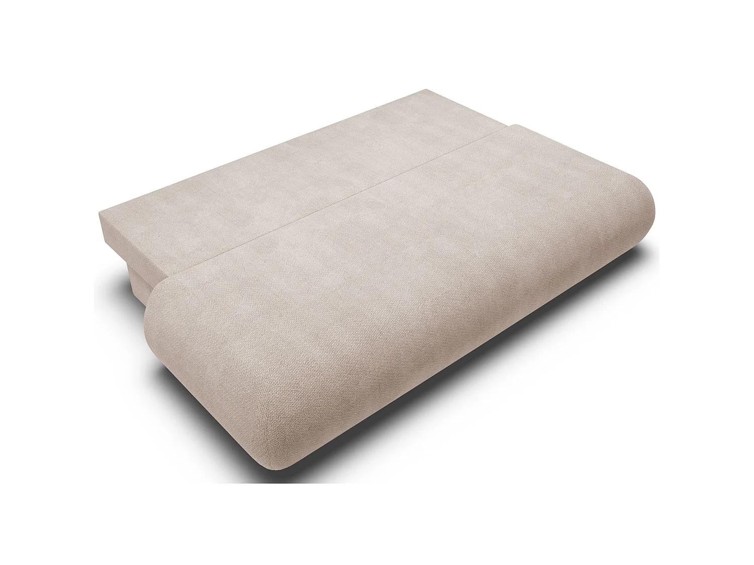 3-Sitzer Sofa mit Schlaffunktion – Chenille – Hellbeige – ARMONE