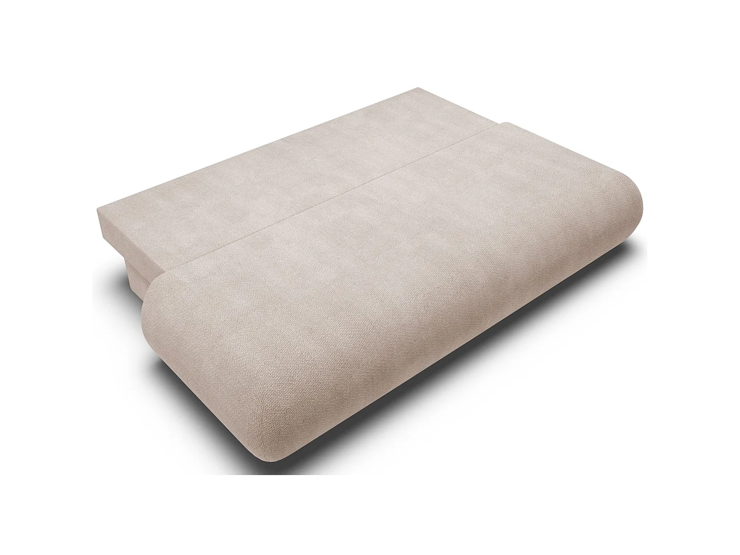 3-Sitzer Sofa mit Schlaffunktion – Chenille – Hellbeige – ARMONE