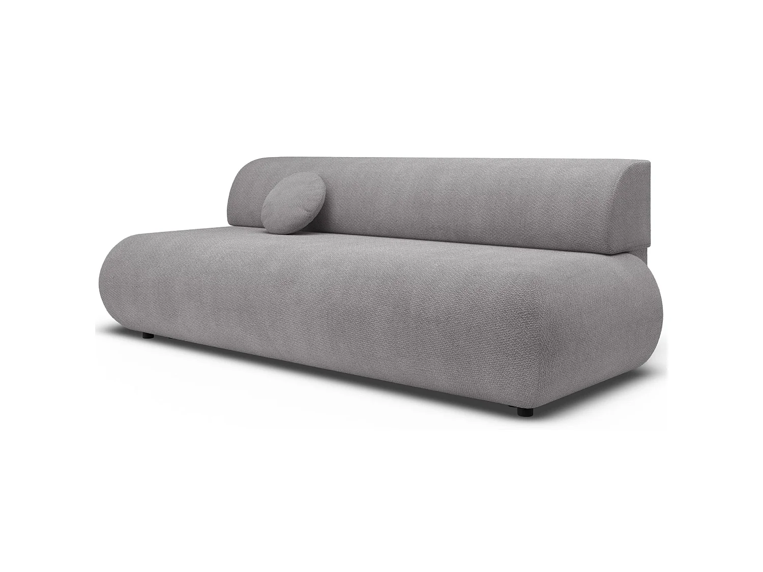 3-Sitzer Sofa mit Schlaffunktion – Chenille – Grau – ARMONE