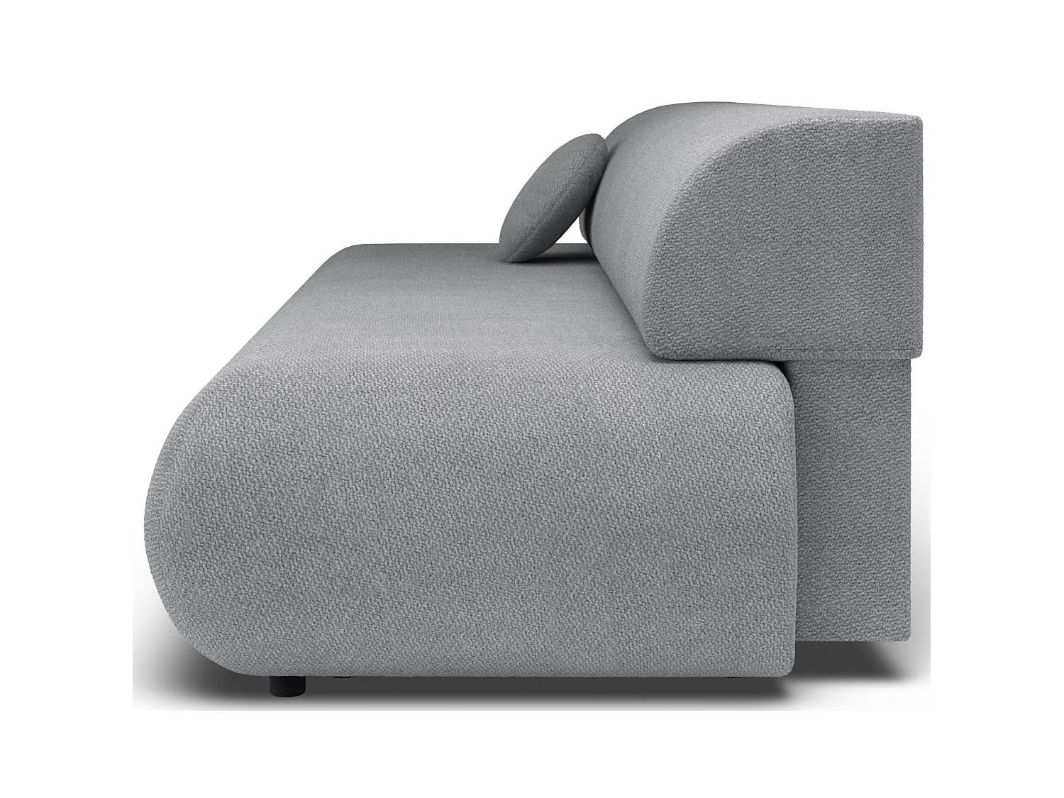 3-Sitzer Sofa mit Schlaffunktion – Chenille – Grau – ARMONE