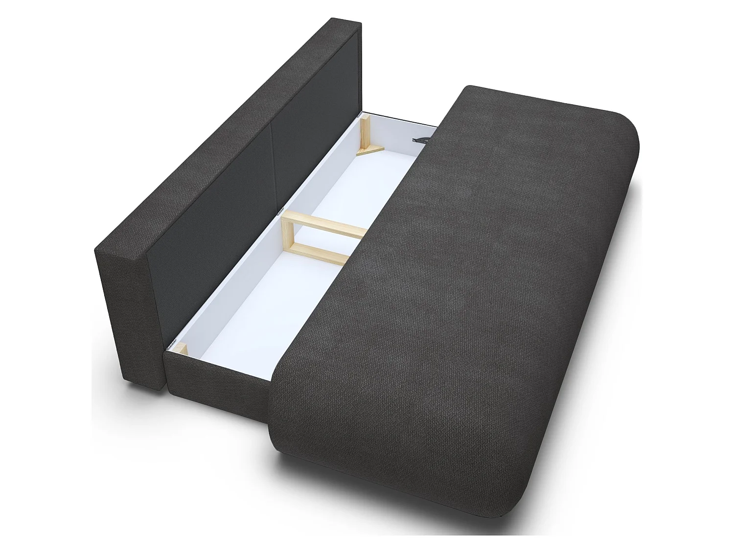 3-Sitzer Sofa mit Schlaffunktion – Chenille – Graphit – ARMONE