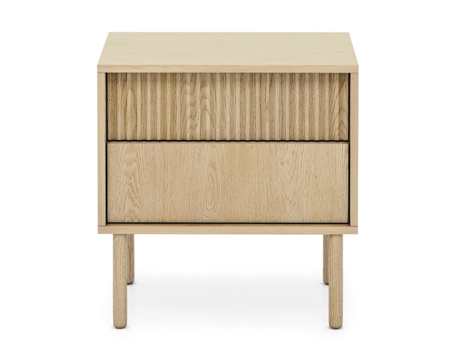 Nachttisch 2 Schubladen – 53 cm – Cremona Eiche – TAVO