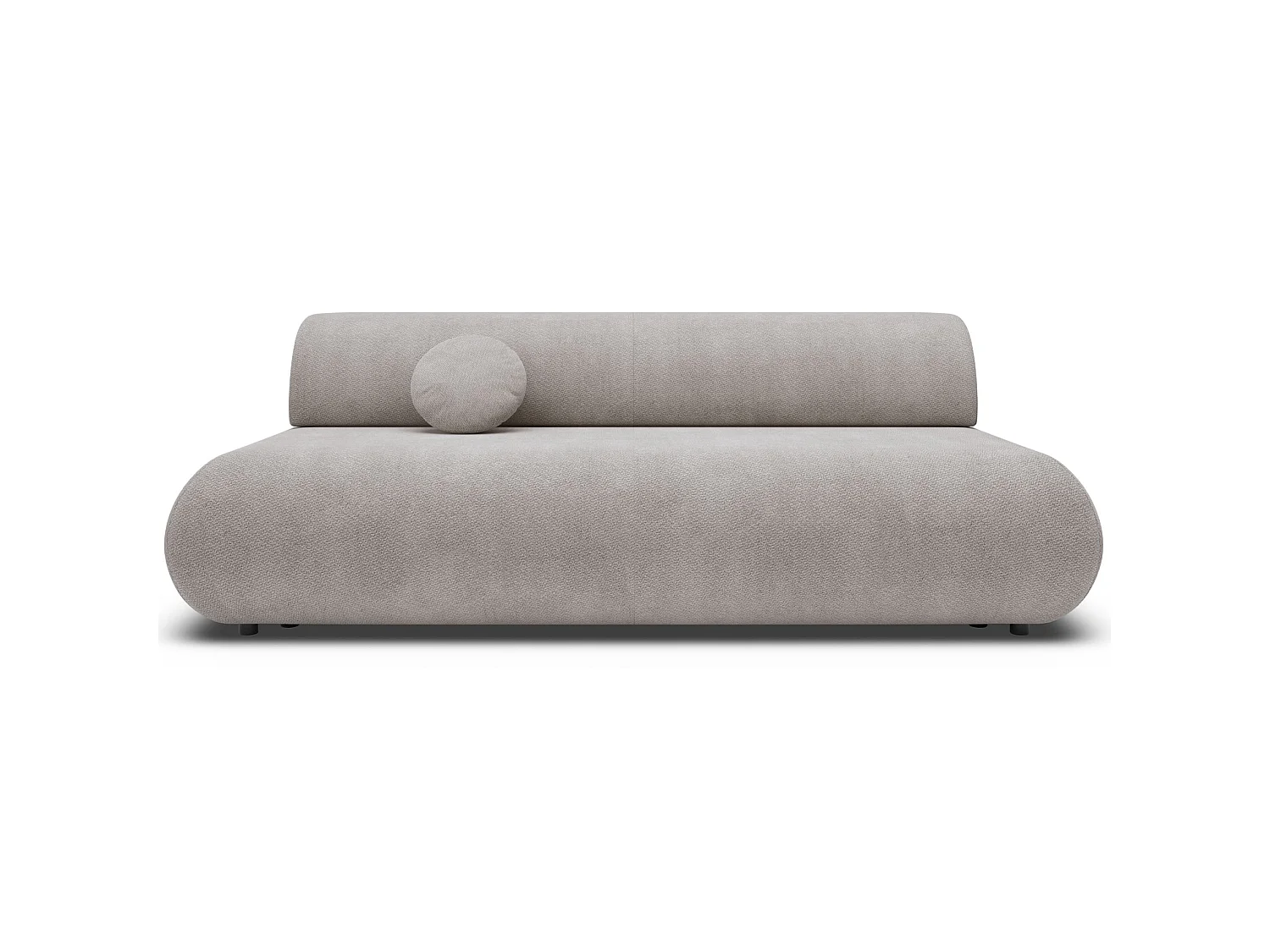 3-Sitzer Sofa mit Schlaffunktion – Chenille – Hellgrau – ARMONE