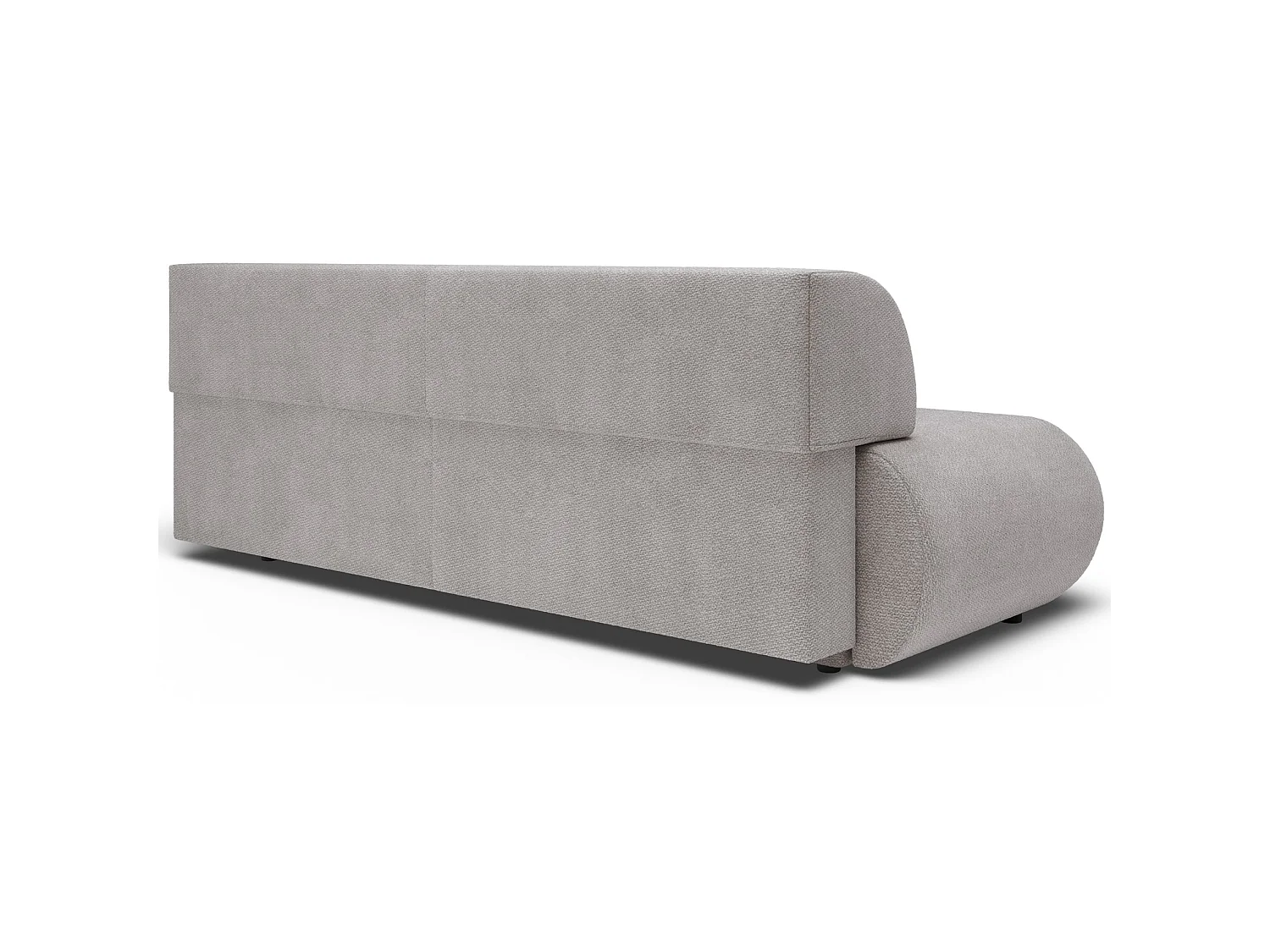 3-Sitzer Sofa mit Schlaffunktion – Chenille – Hellgrau – ARMONE