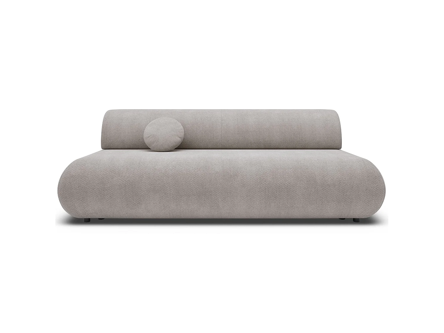 3-Sitzer Sofa mit Schlaffunktion – Chenille – Hellgrau – ARMONE