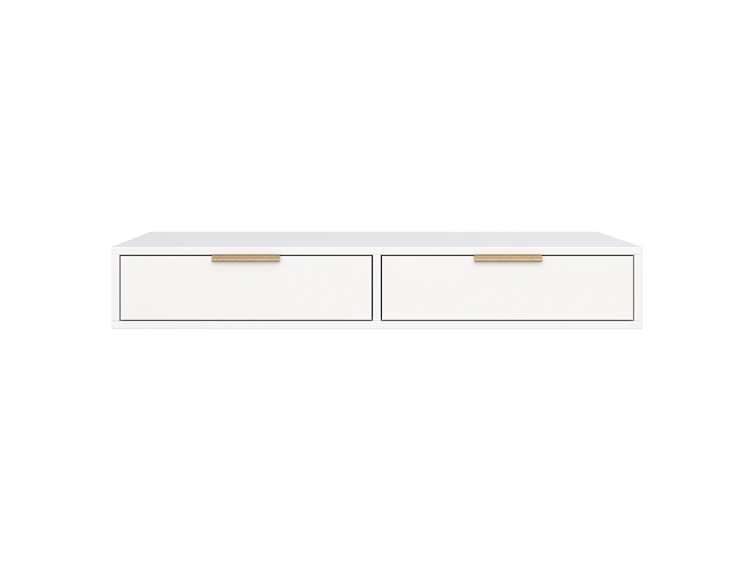 Schminktisch mit 2 Schubladen - Weiß - 110 cm - VENA