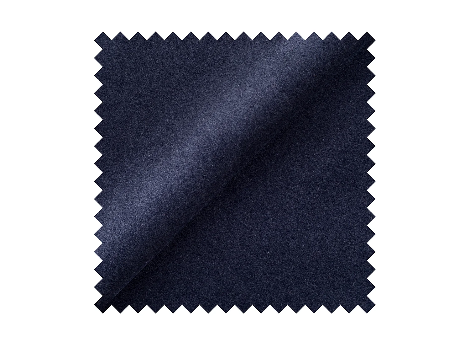 Canapé d'angle 3 places convertible en velours bleu marine OLIDO