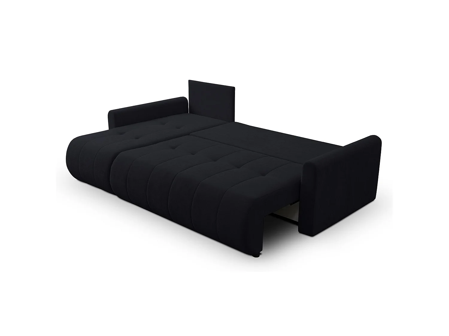 Ecksofa mit Schlaffunktion & Bettkasten – Chenille – Universal – Graphit – TIMMONE