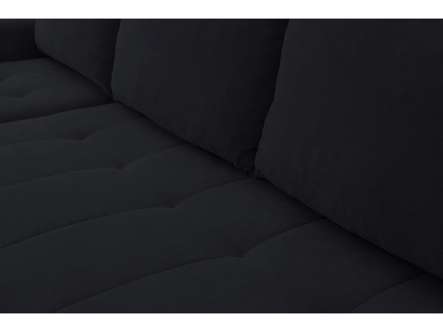 Ecksofa mit Schlaffunktion & Bettkasten – Chenille – Universal – Graphit – TIMMONE