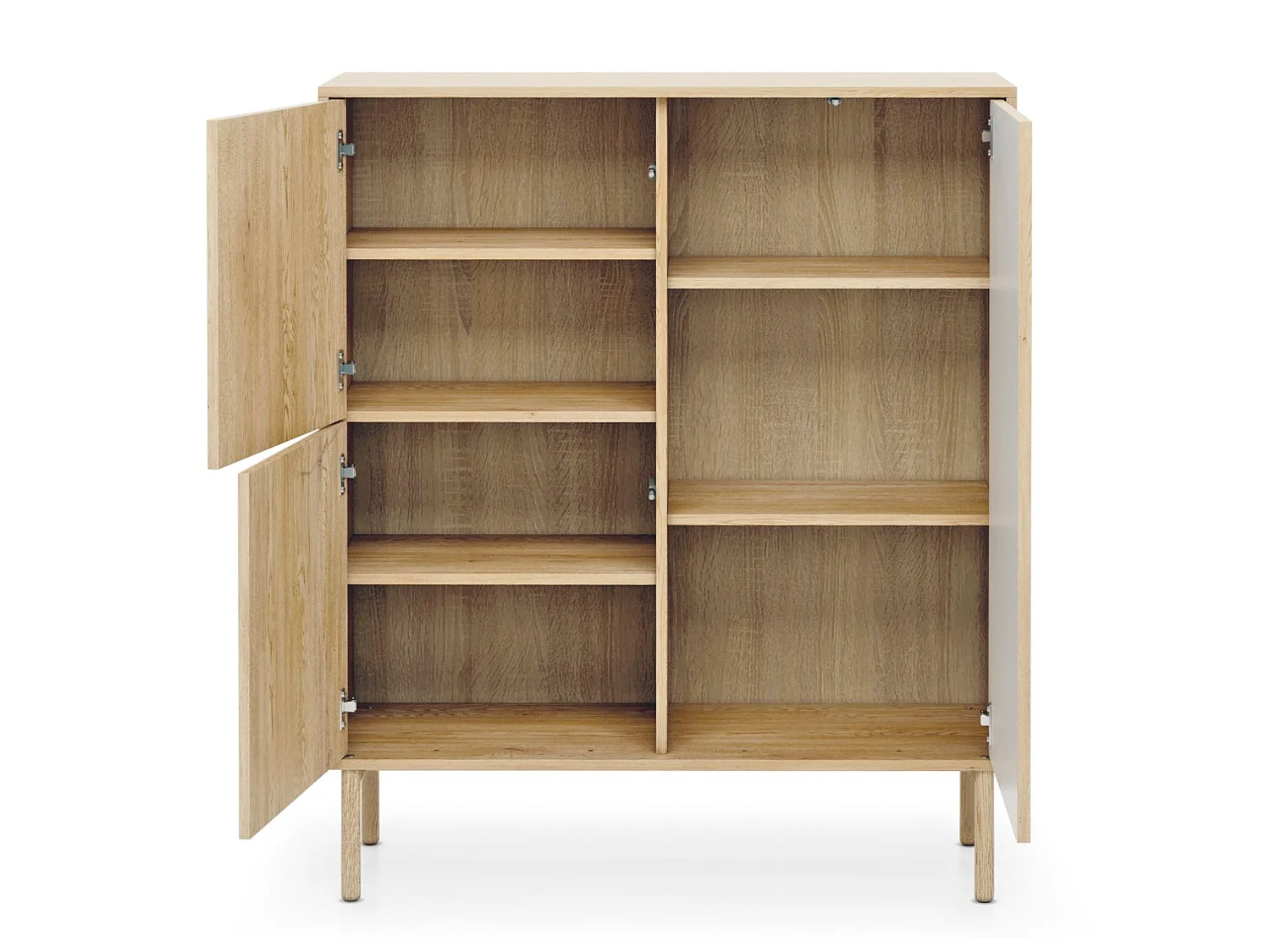 Highboard 3-türig, Cremona Eiche, 113 cm - TAVO