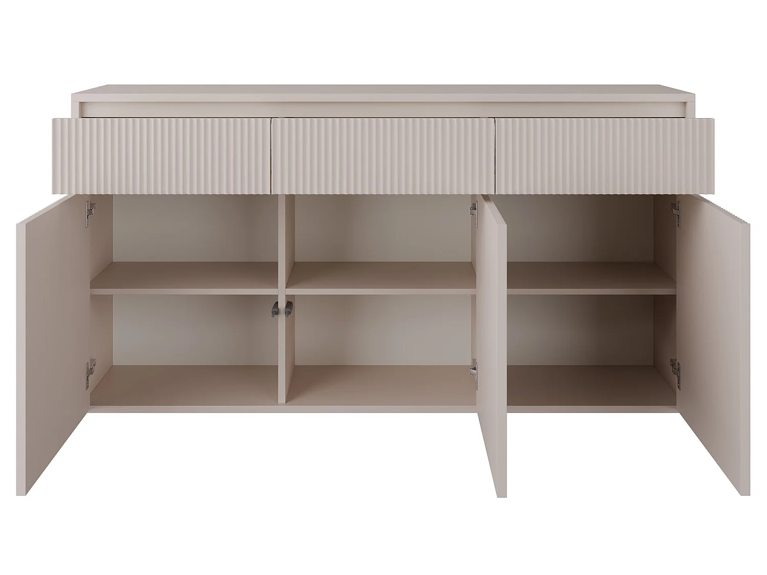 Dressoir 3-deurs – 3 laden – Kasjmier– 155 cm – VEMMMI