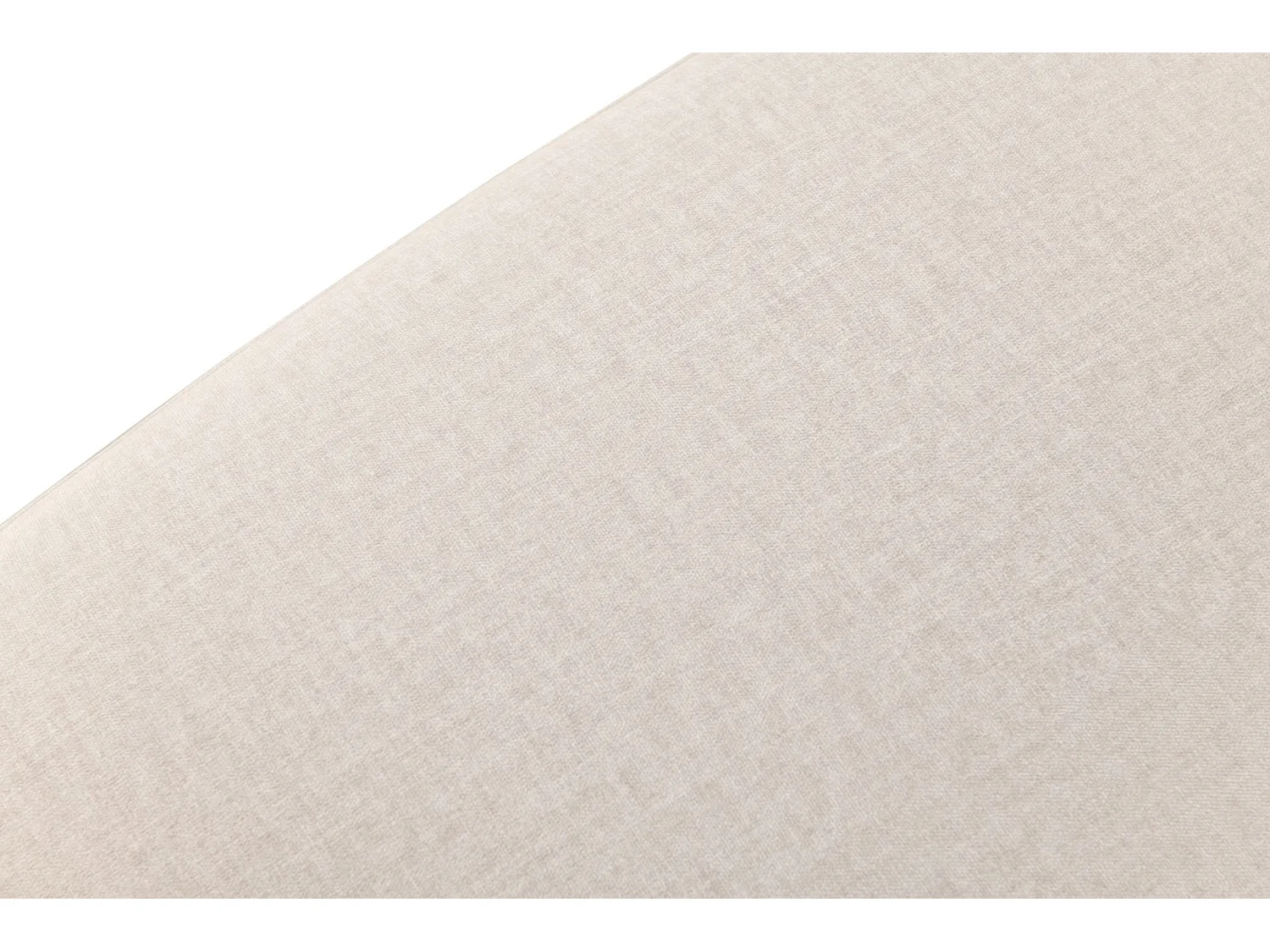 Fauteuil relax en velours facile d'entretien – Crème – BALISTY