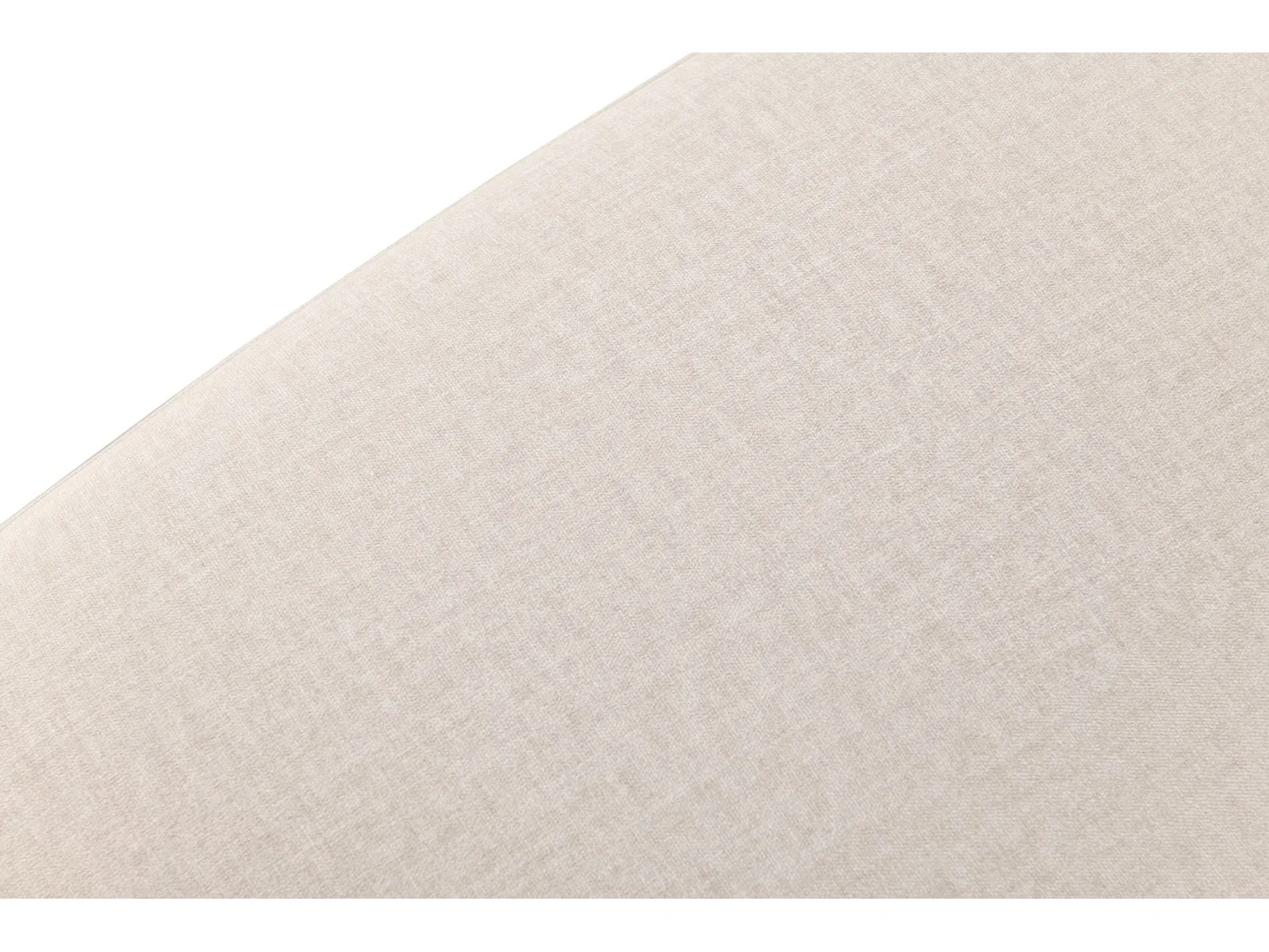 Fauteuil relax en velours facile d'entretien – Crème – BALISTY