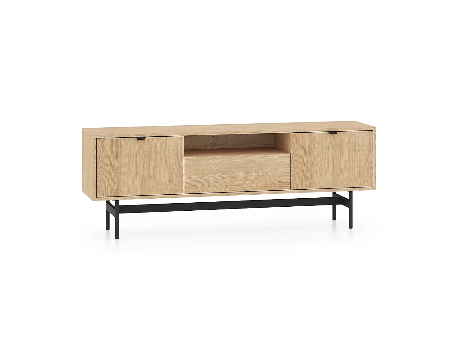TV-Lowboard 3-türig - Eiche Mavelie - 150 cm - Heggers