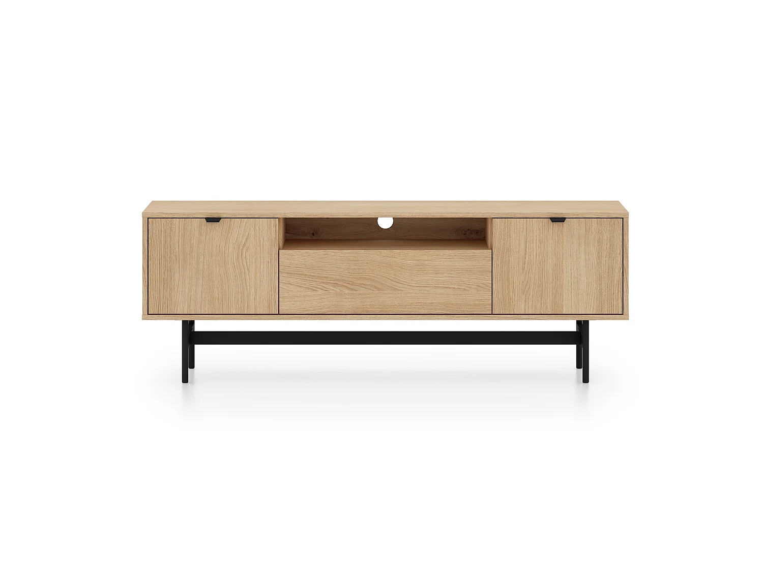 TV-Lowboard 3-türig - Eiche Mavelie - 150 cm - Heggers