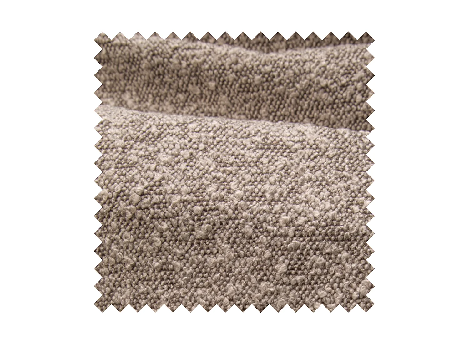 Lit enfant 120x200 cm – tête de lit à gauche – matelas & coffre de rangement – bouclé gris clair – CLOUDY
