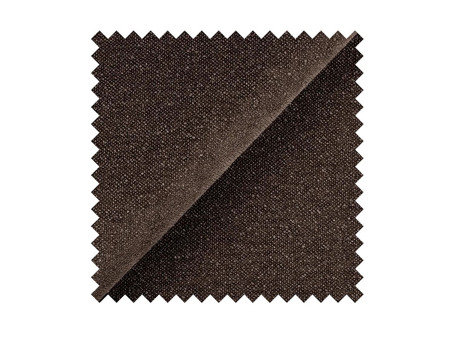 Kinderbett 120x200 Kopfteil links – Matratze & Stauraum – Chenille Braun – CLOUDY