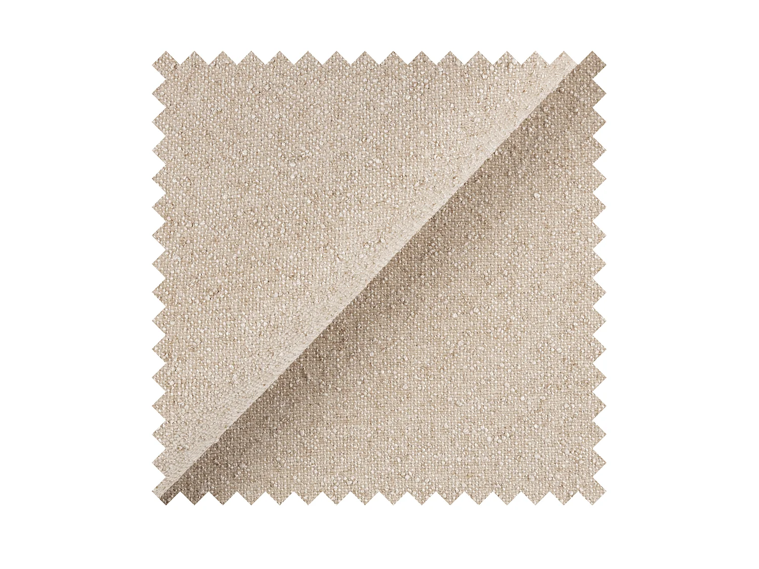 Kinderbett 120x200 Kopfteil links – Matratze & Stauraum – Chenille Beige – CLOUDY
