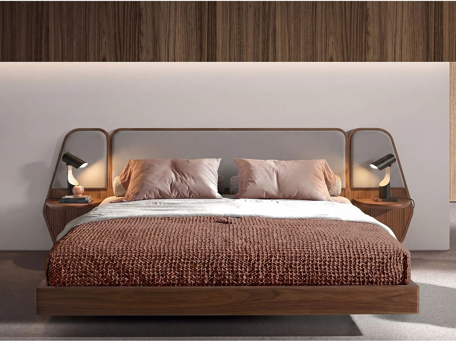 Lampe de table en acier noir et blanc 8113 ANGEL CERDA