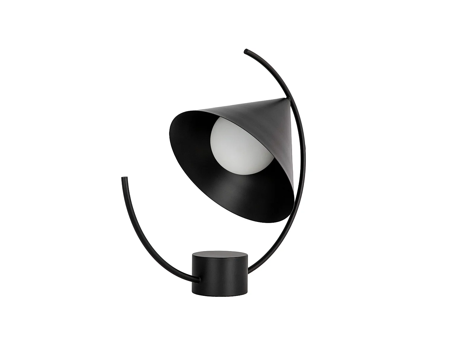 Lampe de table en acier noir 8117 THE LUMINE