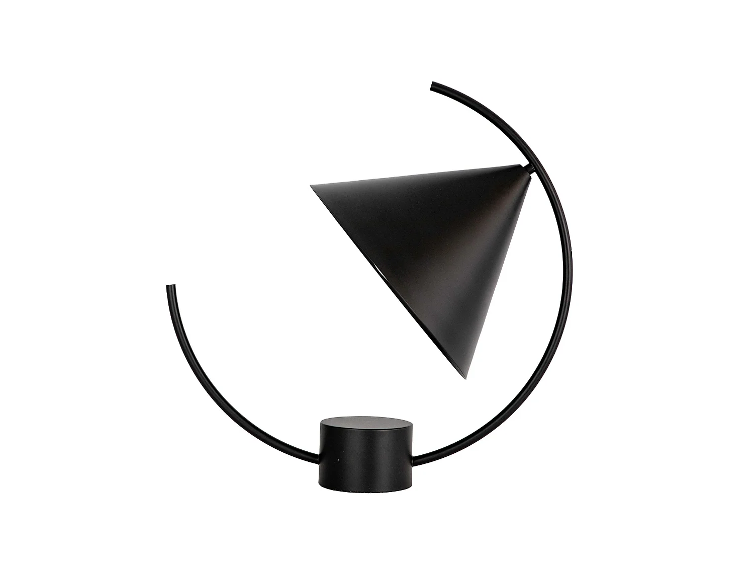 Lampe de table en acier noir 8117 THE LUMINE