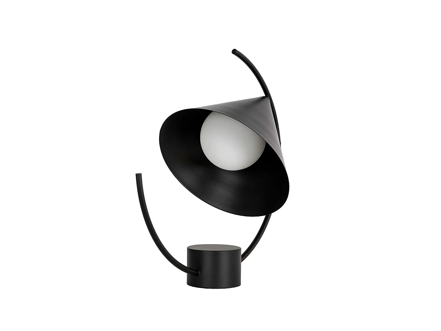 Lampe de table en acier noir 8117 THE LUMINE