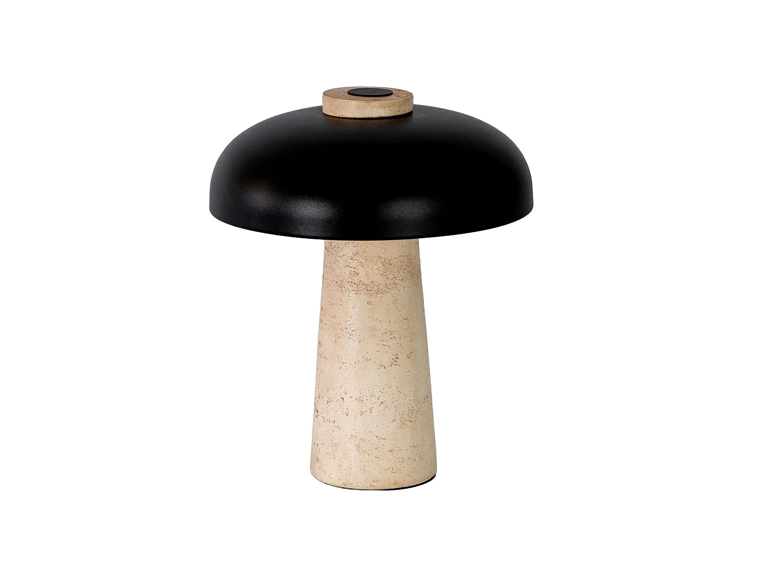 Lampe de table en acier noir et marbre céramique 8088 THE LUMINE