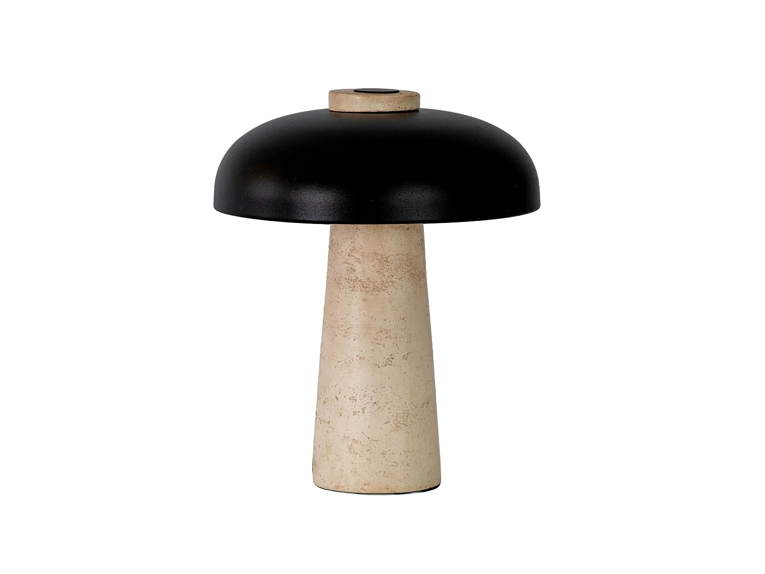 Lampe de table en acier noir et marbre céramique 8088 THE LUMINE