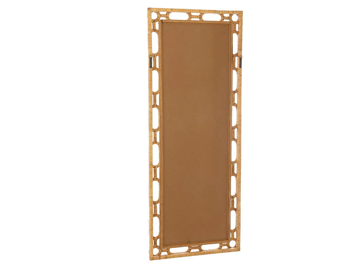 Miroir Mural en Rotin "Ring" 172cm Naturel